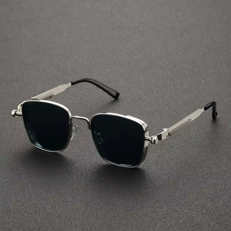 Polarized Sunglasses Men Driving Trendy Metal Frame – Free Shipping W/ Case