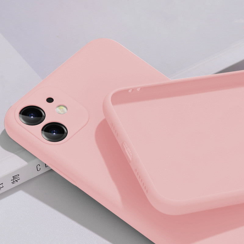 Precision Hole Liquid Silicone Case For Apple iPhone TPU