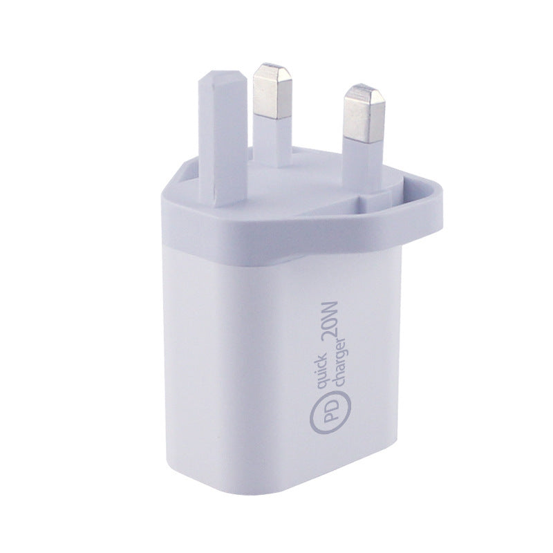 Type C 20W PD Fast Charger USB C Power Adapter US EU UK