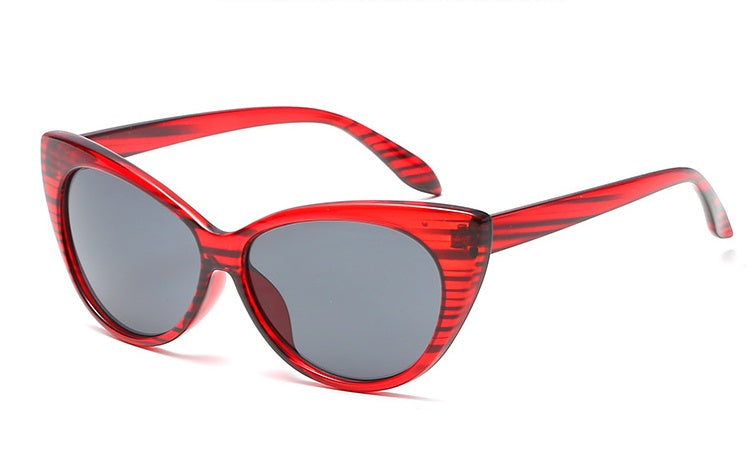 Cat Eye Sunglasses for Women - Fashion UV400 PC Lens, Plastic Metal Frame