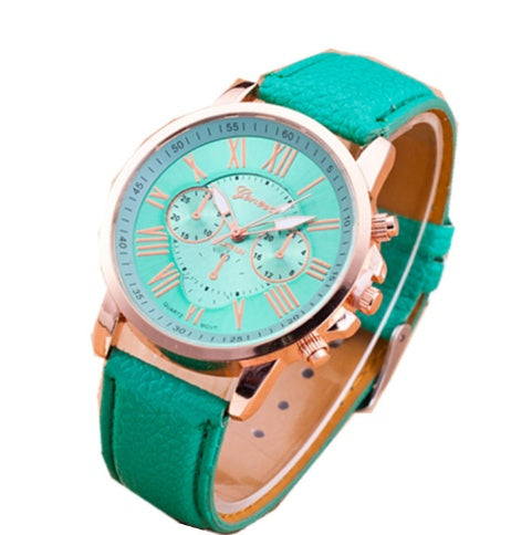 Three Eye Geneva Watches Lovers Retro Quartz Trends