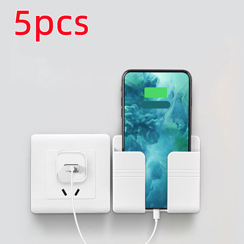 Punch Free Sticky Mobile Phone Charging Storage Box