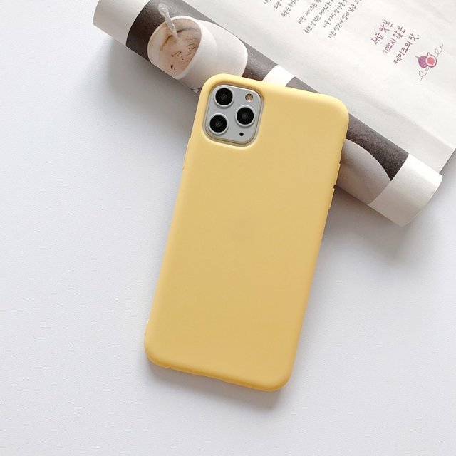 Color Silicone Case For iPhone 12 11 Pro XS XR XS Max