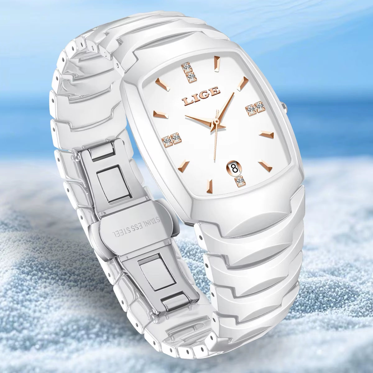 Fashion Luxury Woman Watch Simple Elegant Stainless Steel Casual Quartz Watches for Women Calendar Ladies Romantic Gift New