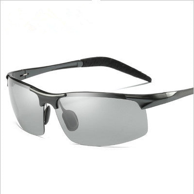 Photochromic Polarized Sunglasses Men Women Outdoor Driving UV400 Anti-Glare Shades