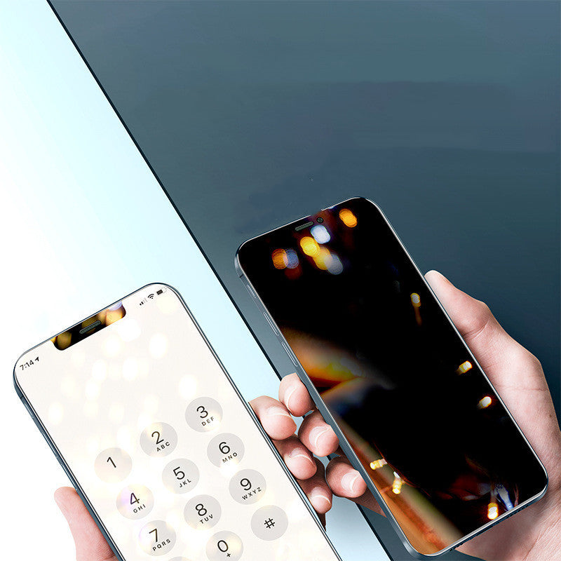 Anti Peeping Toughened Glass Screen Protector For iPhone