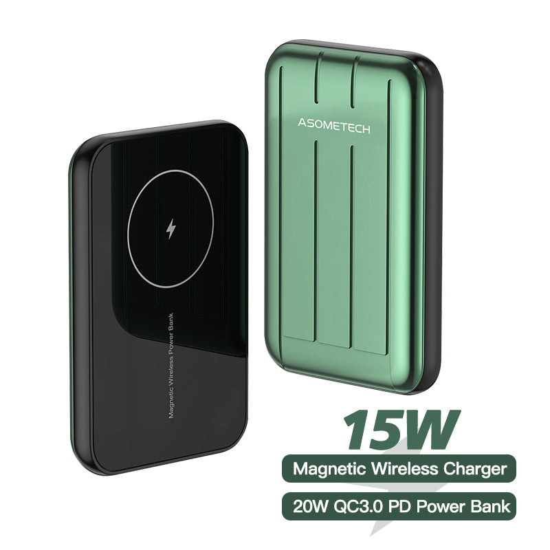 Wireless Magnetic Charger Power Bank 5000mAh Fast Charge