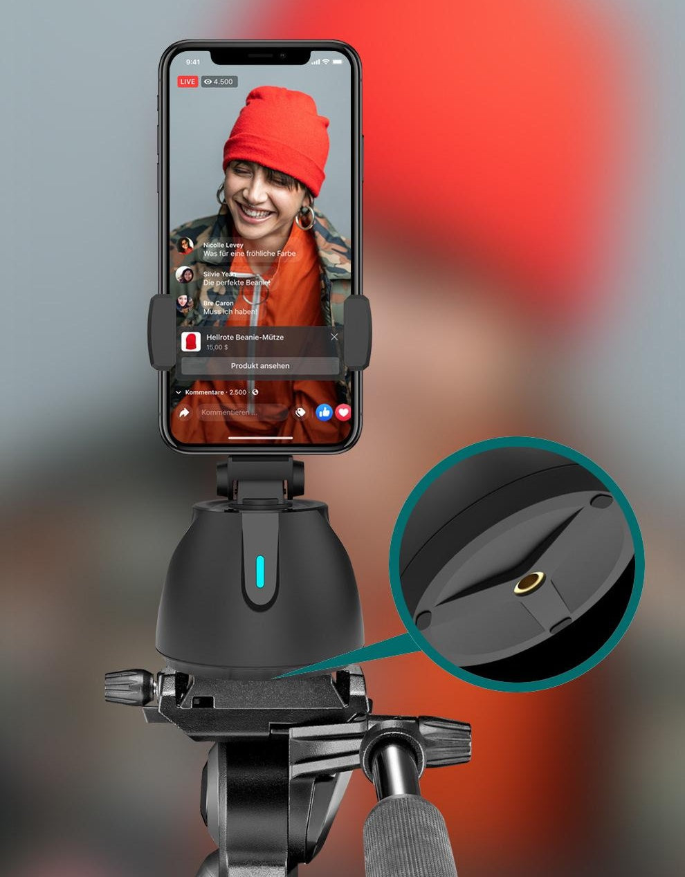 PTZ Face Recognition Camera With 360 Degree Rotation