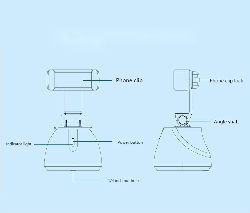 PTZ Face Recognition Camera With 360 Degree Rotation