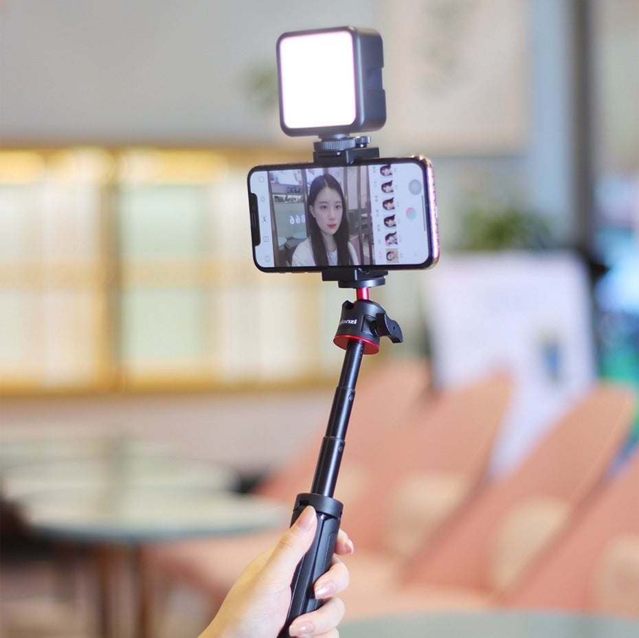 Vlog Bracket Set Combo 8 Selfie Stick Fill Light Phone Stand
