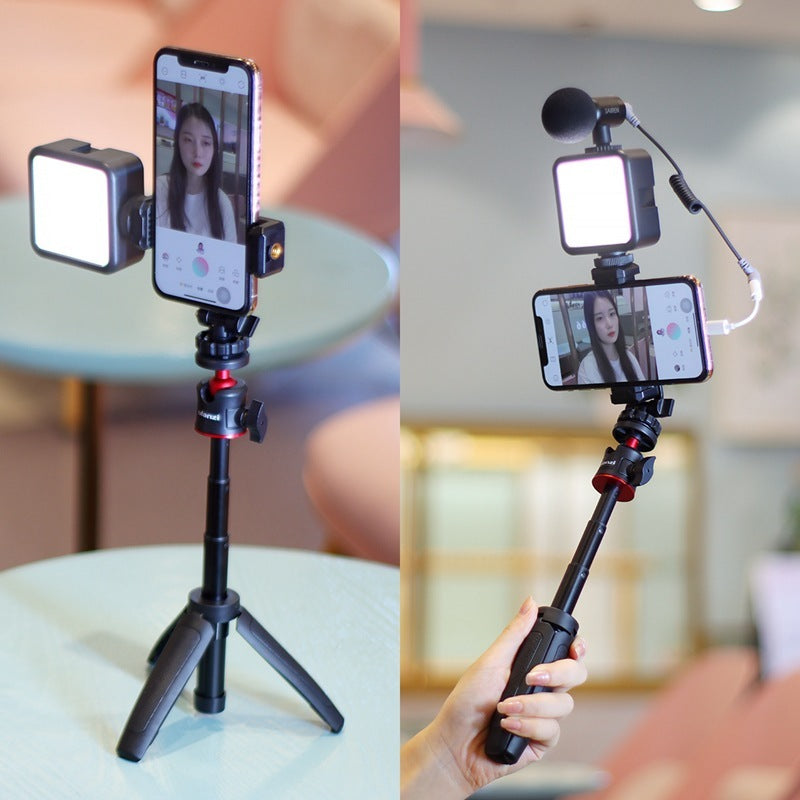 Vlog Bracket Set Combo 8 Selfie Stick Fill Light Phone Stand
