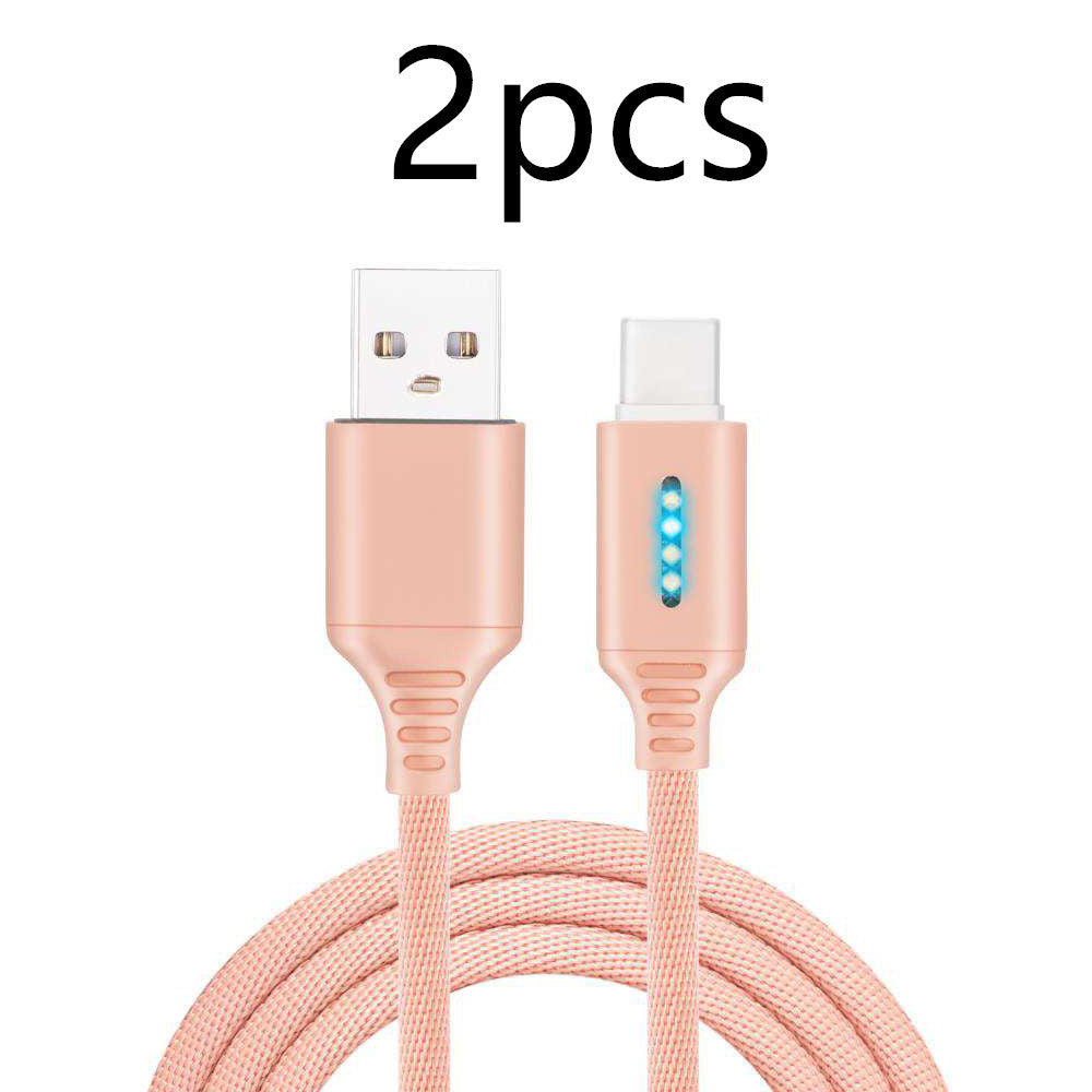 Fabric Weaving Fast Charging Cable Durable Lightweight