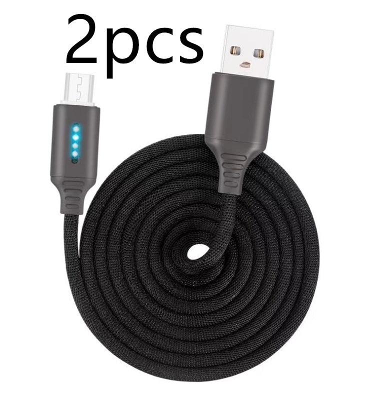 Fabric Weaving Fast Charging Cable Durable Lightweight