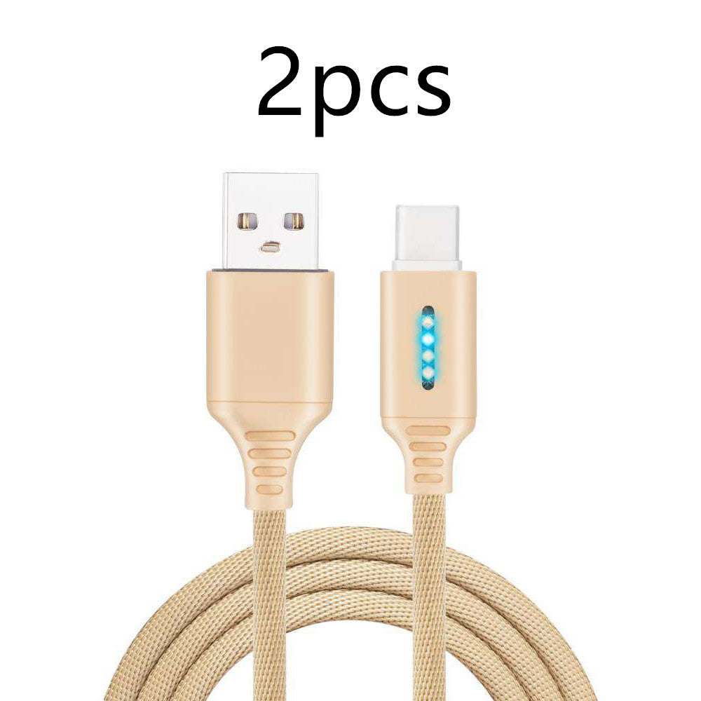 Fabric Weaving Fast Charging Cable Durable Lightweight