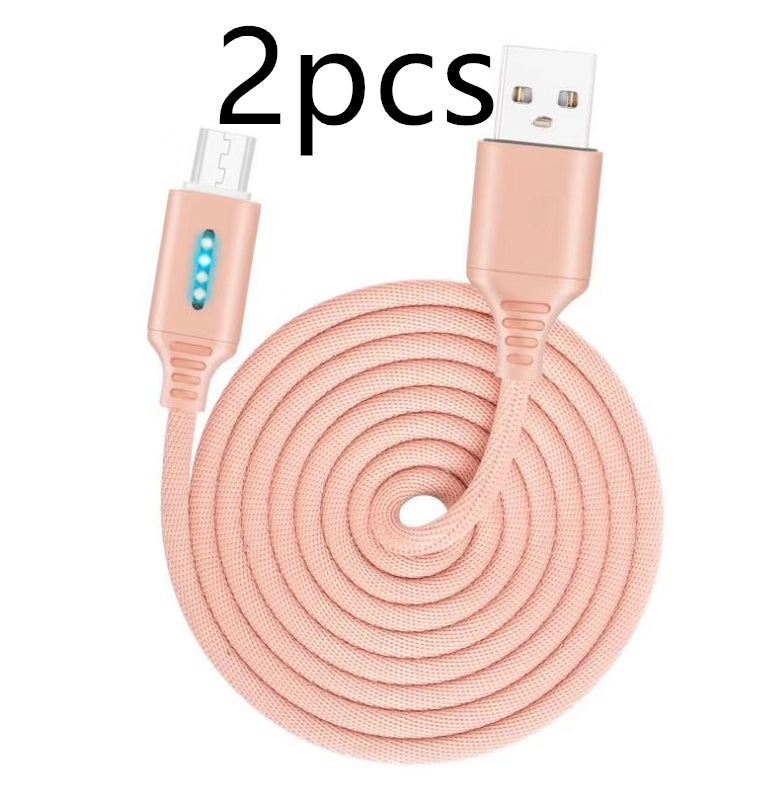 Fabric Weaving Fast Charging Cable Durable Lightweight
