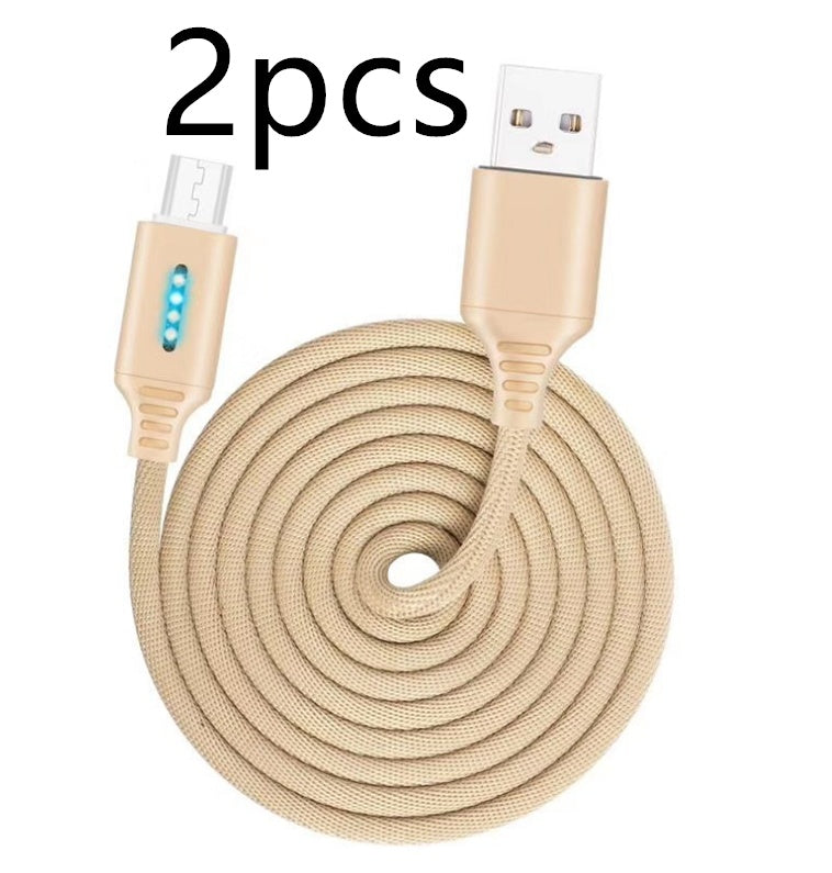 Fabric Weaving Fast Charging Cable Durable Lightweight