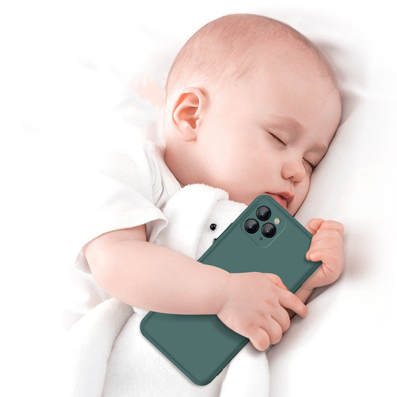 Precision Hole Liquid Silicone Case For Apple iPhone TPU