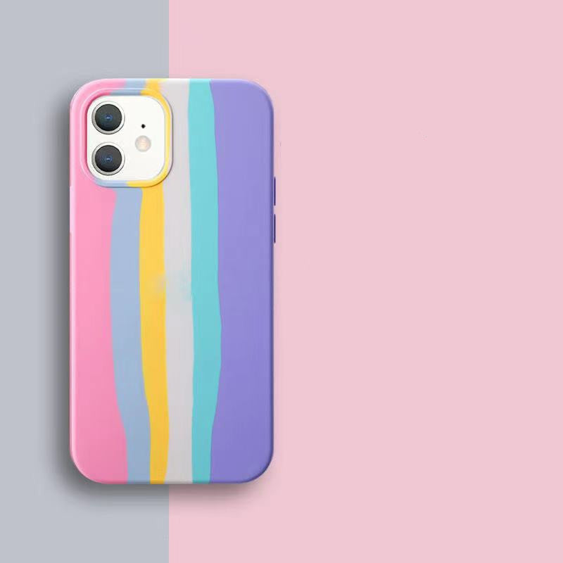Apple Iphone 11 Rainbow Liquid Shell Case TPU Back Cover