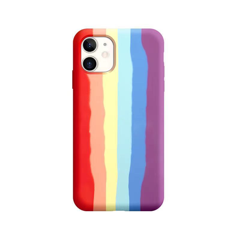 Apple Iphone 11 Rainbow Liquid Shell Case TPU Back Cover