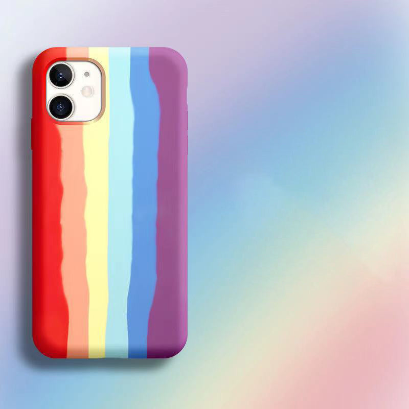 Apple Iphone 11 Rainbow Liquid Shell Case TPU Back Cover