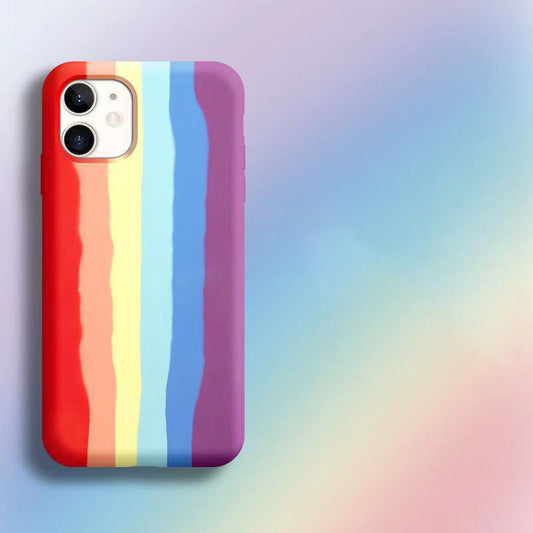 Apple Iphone 11 Rainbow Liquid Shell Case TPU Back Cover