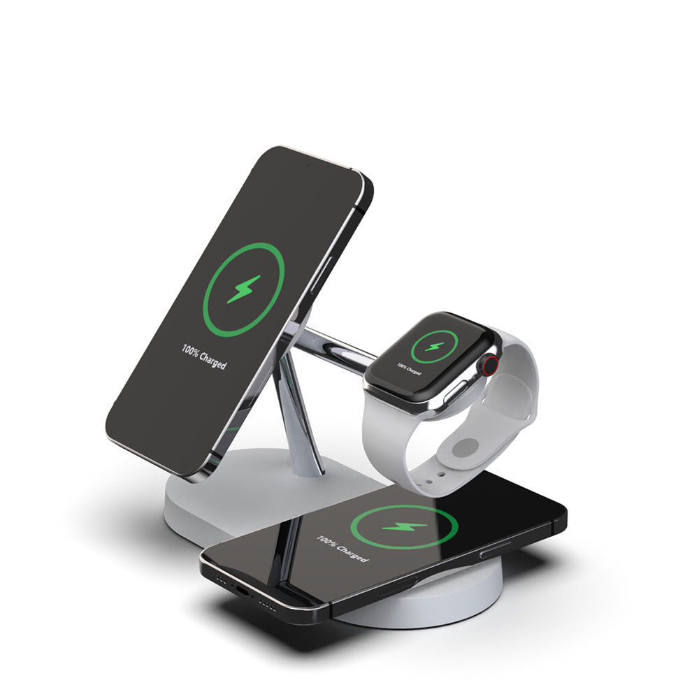 Five In One Magnetic Wireless Charger Stand For Phone Watch