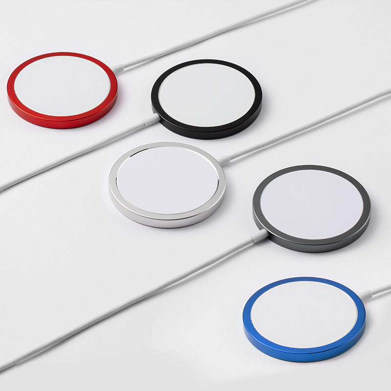 MagSafe Magnetic Wireless Charger for iPhone USB Silver