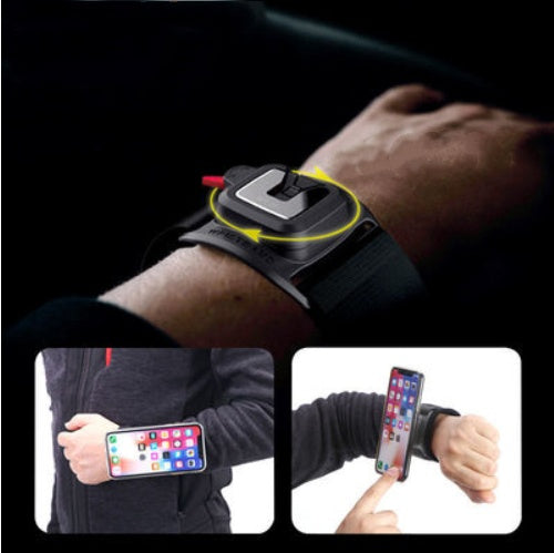 Detachable Rotating Sports Wristband for Running Phone