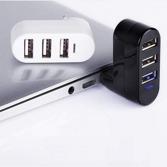 USB Hub Splitter Multi Interface 2.0 High Speed Black