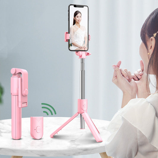 Apple Compatible Selfie Stick Bluetooth Remote Tripod