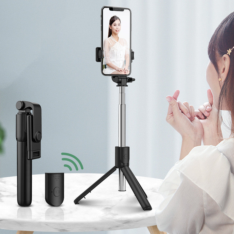 Apple Compatible Selfie Stick Bluetooth Remote Tripod