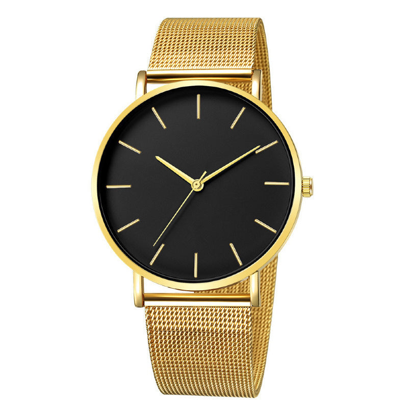 Simple Ladies Quartz Watch Stainless Steel Strap 20mm