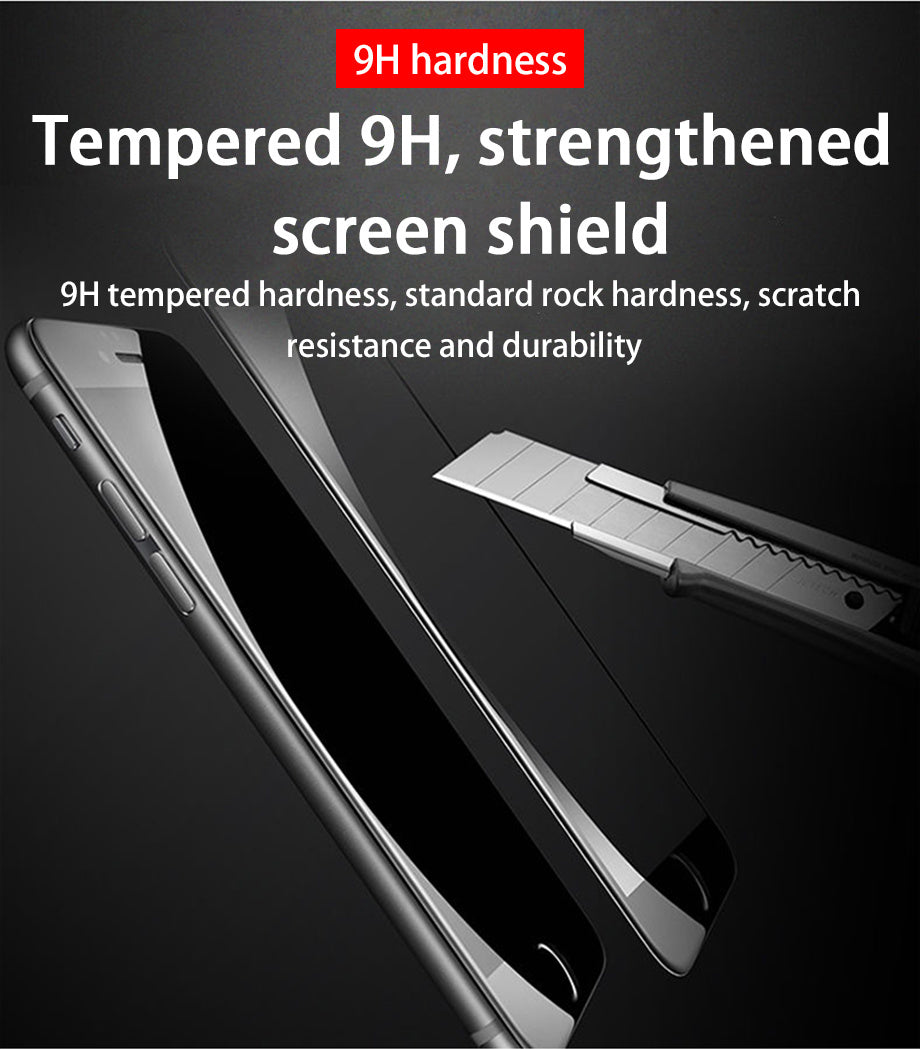 Anti Blue Light Tempered Glass Full Screen Protector Film for iPhone 6–X Series