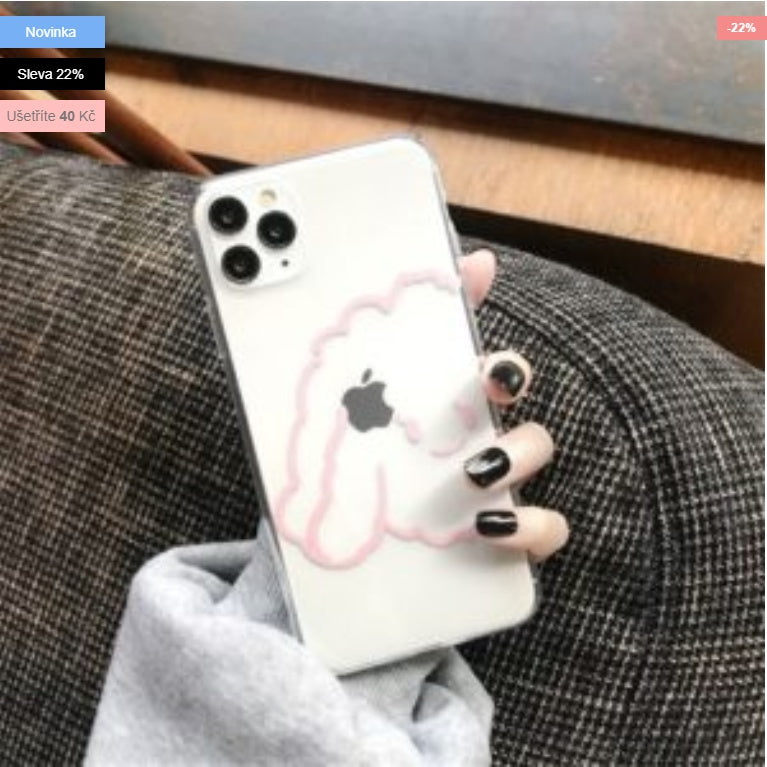 TPU Love Heart Flower Transparent Phone Case Cute Cover for iPhone 6–12 Pro Max