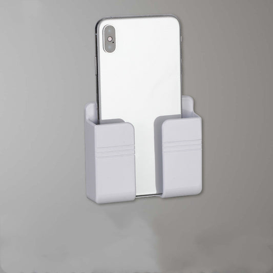 Bedside Wall Mounted Charging Shelf For Phone And Remote