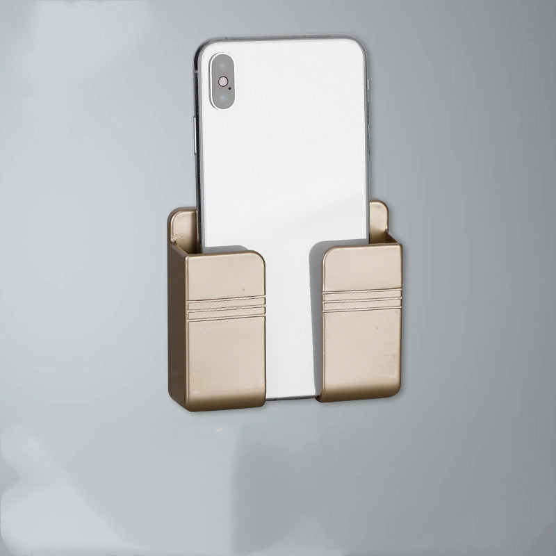 Bedside Wall Mounted Charging Shelf For Phone And Remote