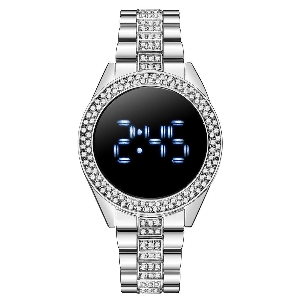 New Style Diamond Encrusted Ladies Electronic Watch