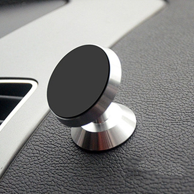 Simple Metal Magnetic Car Phone Holder Gold Silver Black