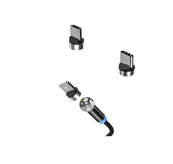 Spherical Magnetic Charging Cable With 360 Degree Rotation