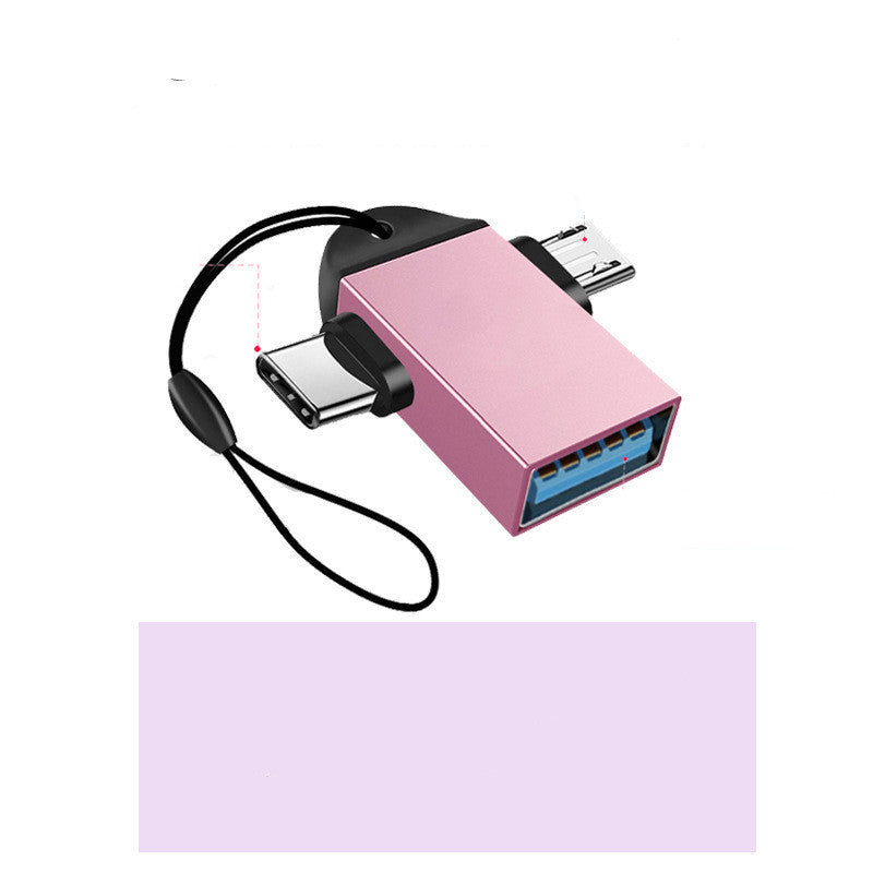 Type-C Android OTG Adapter Two-In-One USB Converter