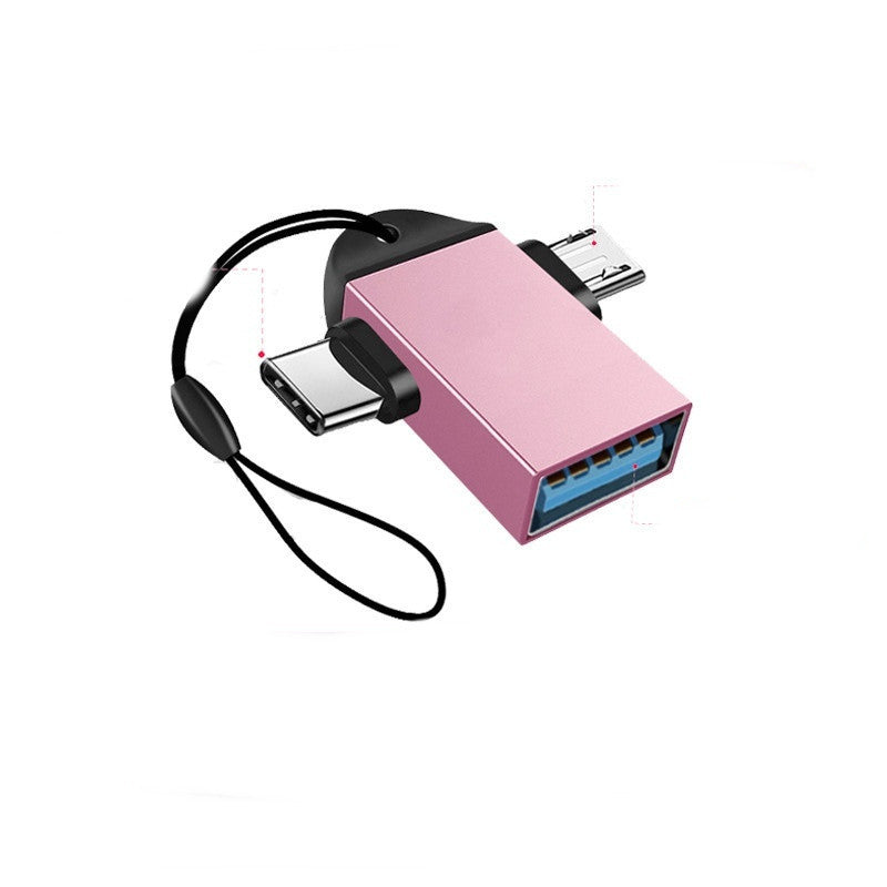 Type-C Android OTG Adapter Two-In-One USB Converter