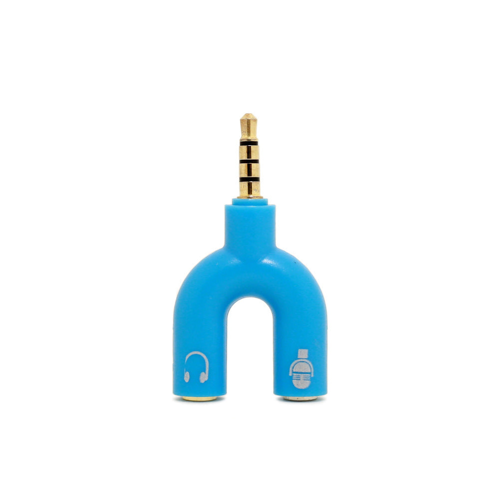 Color 3.5mm Earphone Splitter Adapter for Mobile Phones