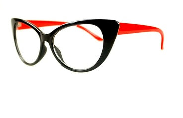 Cat Eye Sunglasses for Women - Fashion UV400 PC Lens, Plastic Metal Frame