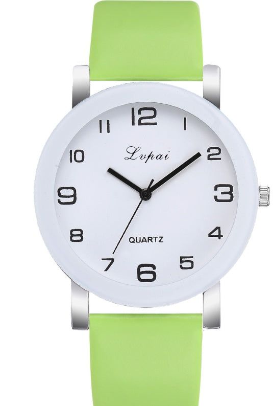 Casual Digital Student Watch Lightweight PU Strap For Teens