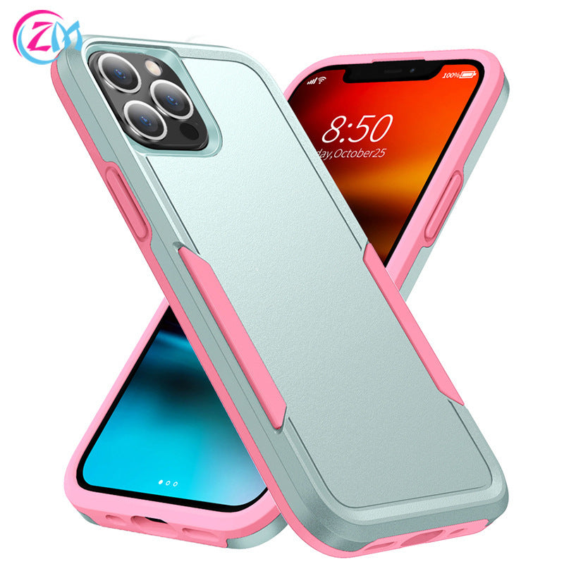Frosted Silicone Shockproof Anti Fall Phone Case For iPhone
