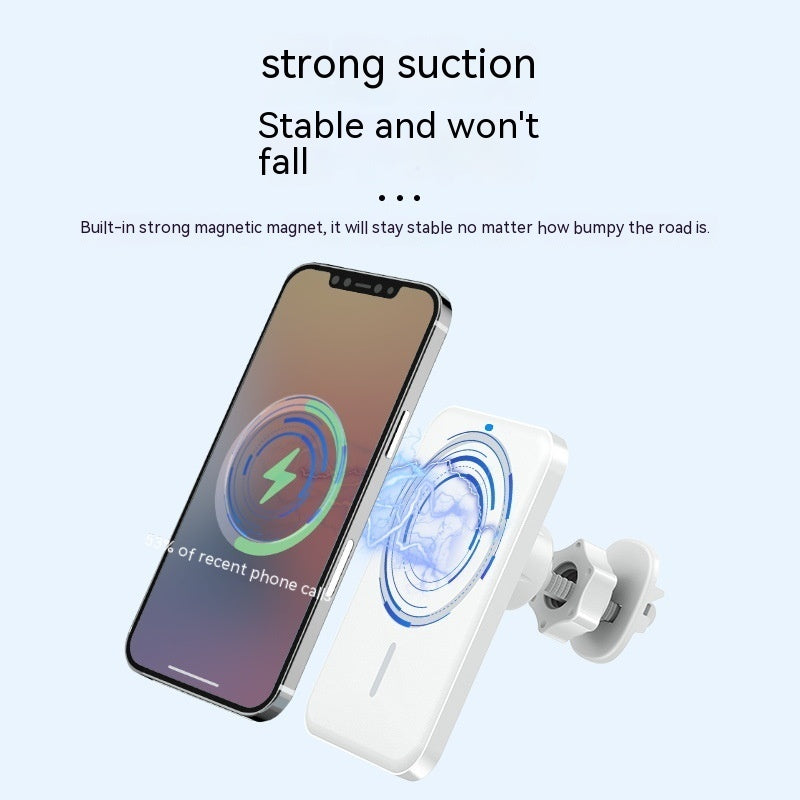 Plastic Car Wireless Charger 15W Fast Charge Type C