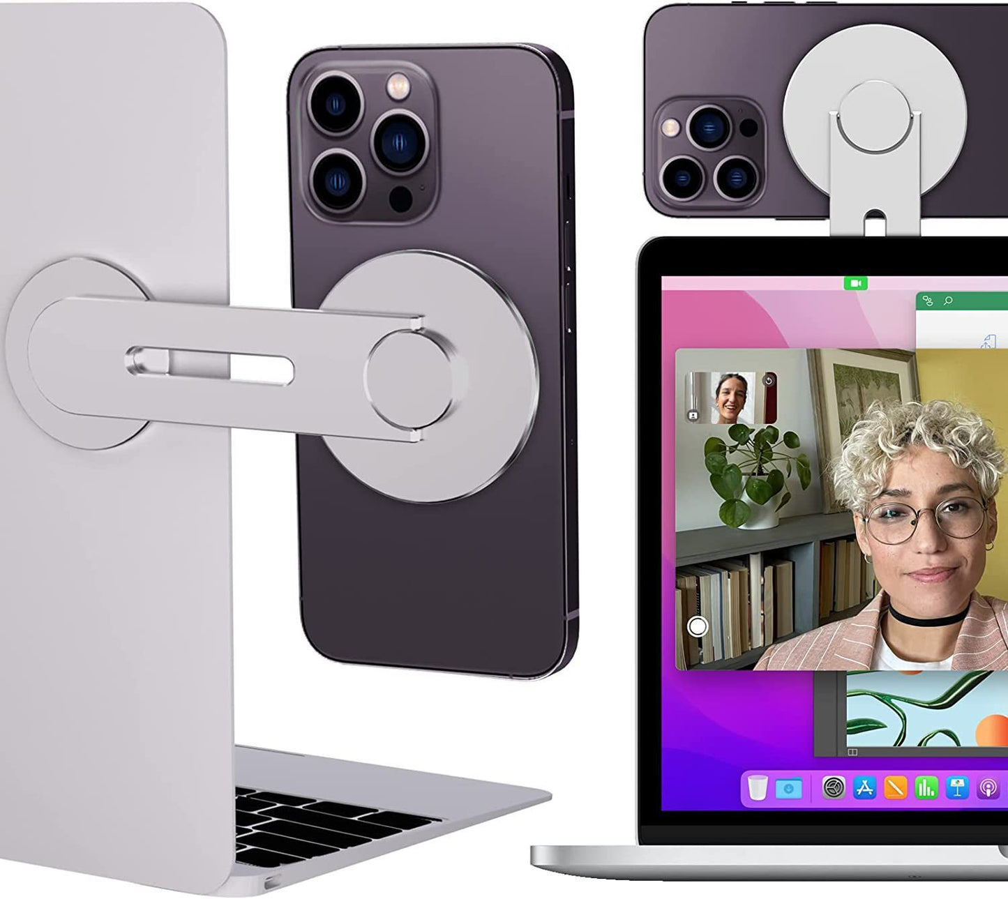 Extended Computer Camera And Phone Bracket Aluminum