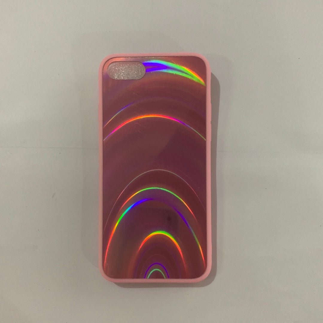 Rainbow Mirror 3D Glitter Gradient TPU Phone Case for iPhone 11–16 Pro Max Plus
