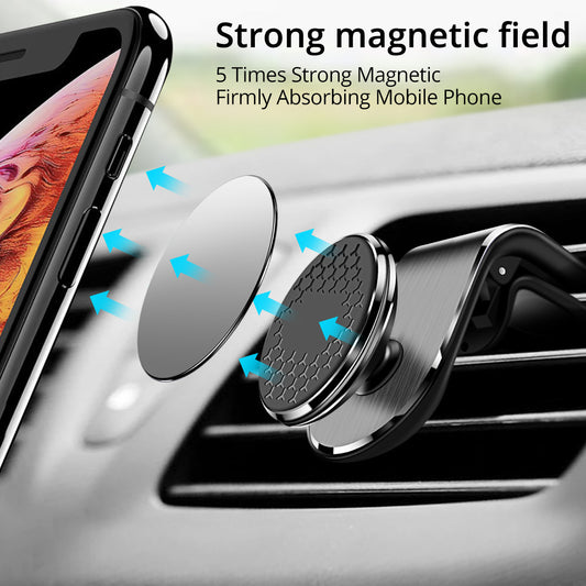 Magnetic Car Phone Holder Air Vent Mount 360 Rotation