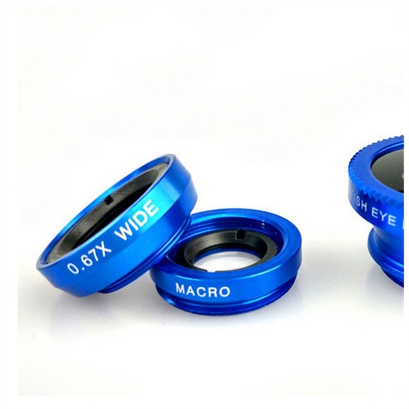 3 In 1 180 Degree Fisheye Lens Kit For Mobile Photography